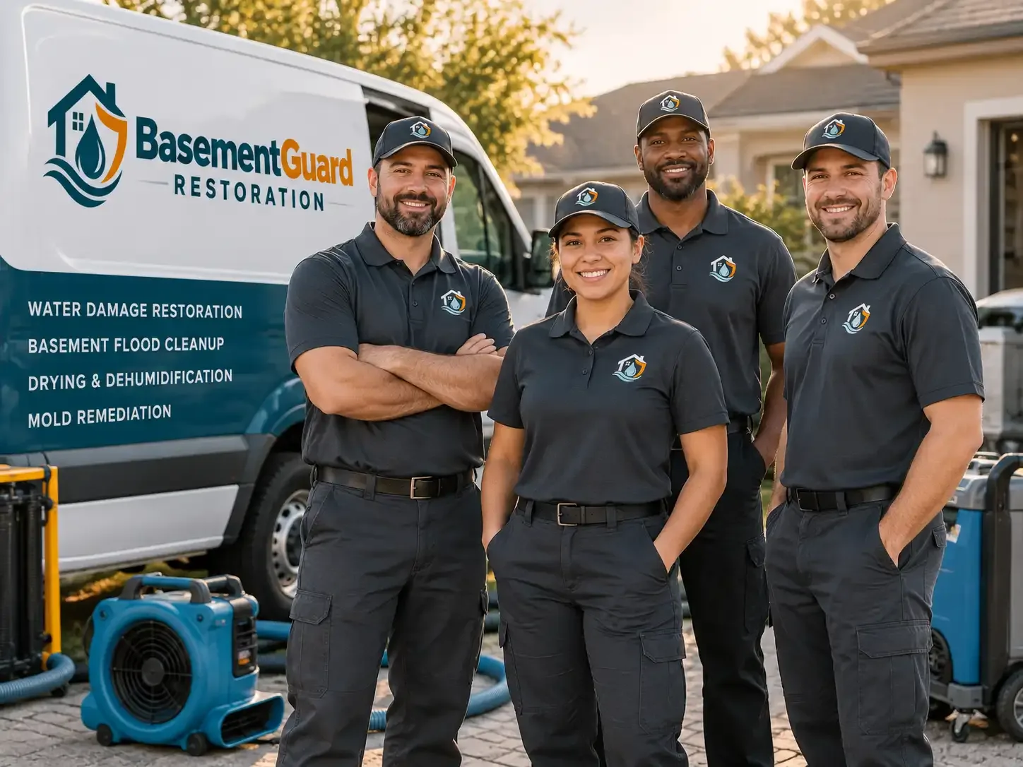 Basement Water Damage Restoration company in Mccracken, KS
